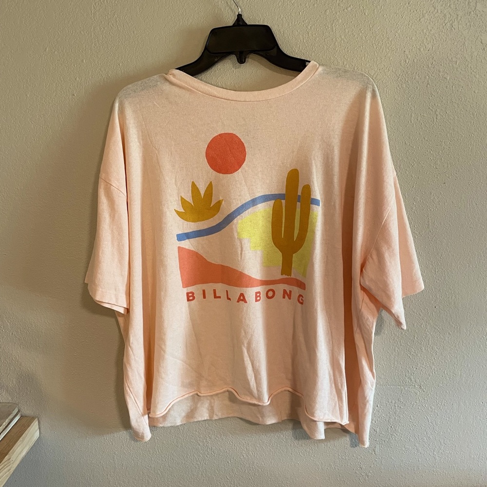 Pink Billabong Graphic Tee